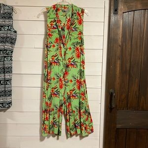 Tropical print ASOS jumpsuit